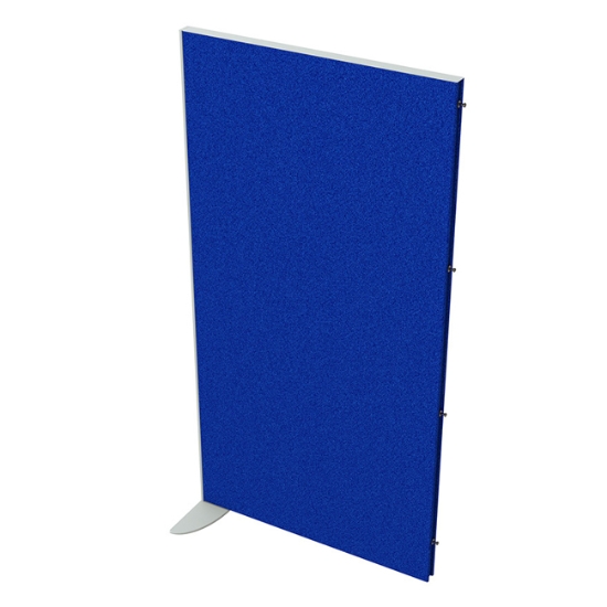 Obrázek Paraván AKUSTIK příčkový 80 cm (v 156,5 cm) - osazený jedním koncovým sloupkem - modrá