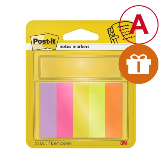 Obrázek Bloček 50x15 5 barev / 100 lPost-It 670/ 5ks