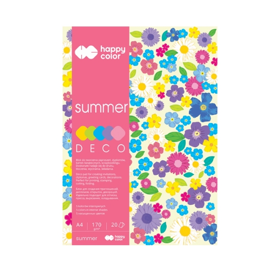Obrázek Papír ozdobný pro kreativitu - summer / 20 listů