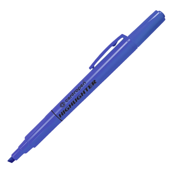 Obrázek Zvýrazňovač Centropen 8722 Fax ERGO - modrá