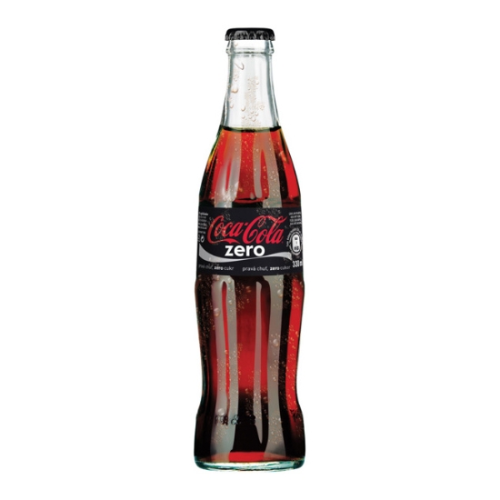Obrázek Coca - Cola Zero 0,33 l - sklo / 24 ks