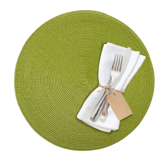 Obrázek Prostírání kulaté KRUH, ø 38 cm - zelené