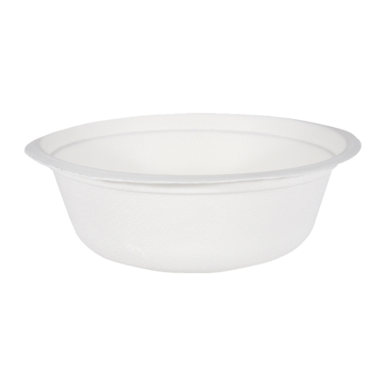 Obrázek Miska kulatá BIO cukrová třtina 500 ml, Ø 15,5 x 5,5 cm [50 ks]