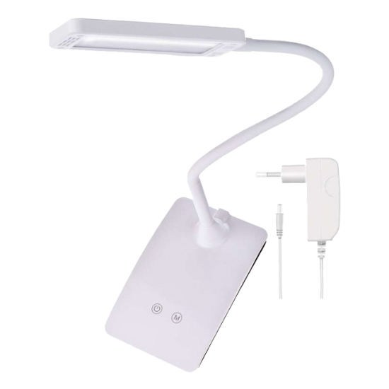 Obrázek Lampa stolní LED Eddy, bílá