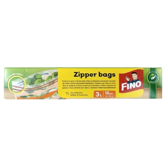 Obrázek Zipper sáčky FINO 3l/12 ks