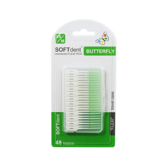Obrázek Dentální párátka SOFTdent Flexi pick/48 ks