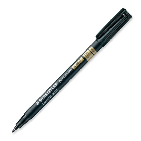 Obrázek Popisovač Staedtler Lumocolor 319 F permanentní - černá