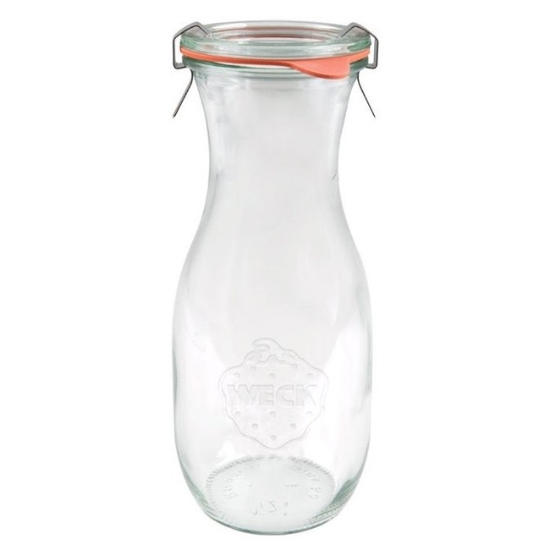 Obrázek Lahev na džus Weck 530 ml, víčko ø 60 mm s příslušenstvím / 6 ks