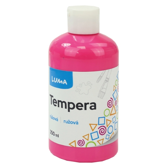 Obrázek Barvy temperové LUMA 250ml růžová