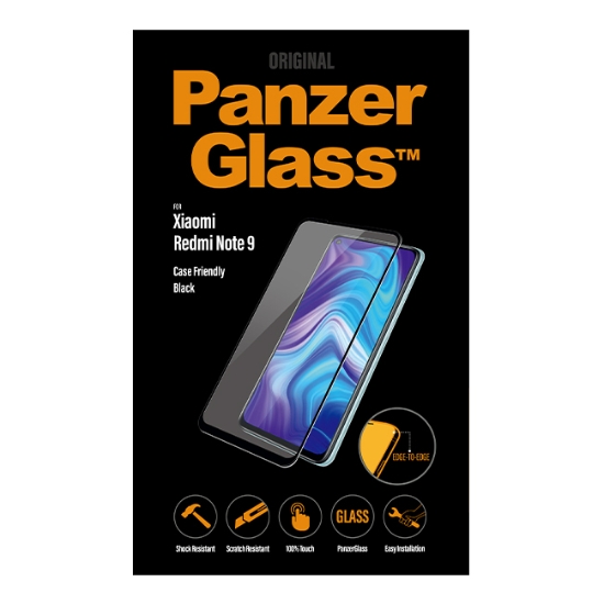 Obrázek PanzerGlass Edge-to-Edge pro Xiaomi Redmi Note 9 černé
