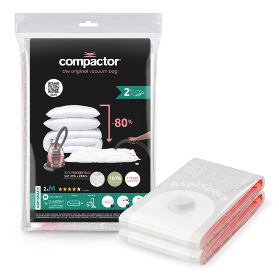 Obrázek Vakuový úložný pytel Compactor Bag Aspispace M 70 litrů, 55 x 90 cm/ 2 ks