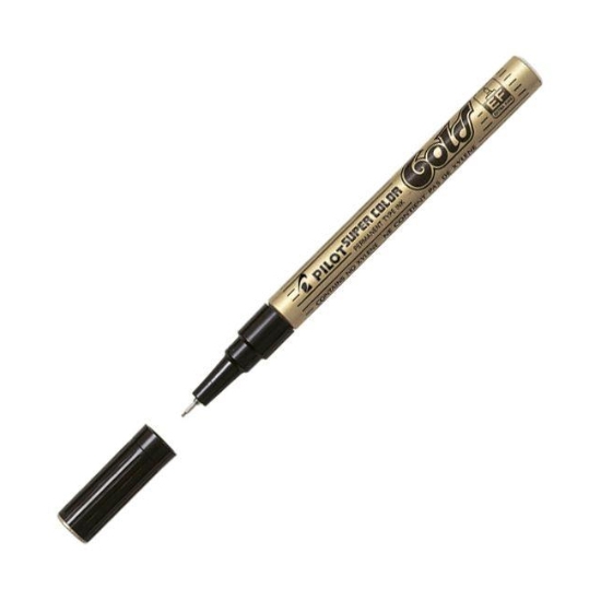 Obrázek Popisovač Pilot Super Color EF- zlatá