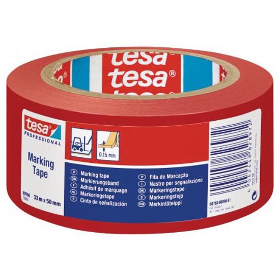 Obrázek Adhesive tape 50/33 - červená