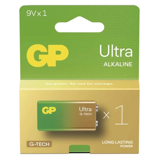 Obrázek Baterie GP alkalické - 9V - 6LF22 ULTRA