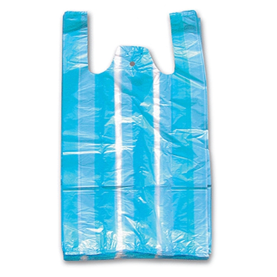 Obrázek Taška 4 kg v bloku - modro-bílé pruhy / 100 ks