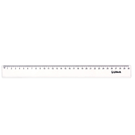 Obrázek Pravítko 30 cm - transparentní