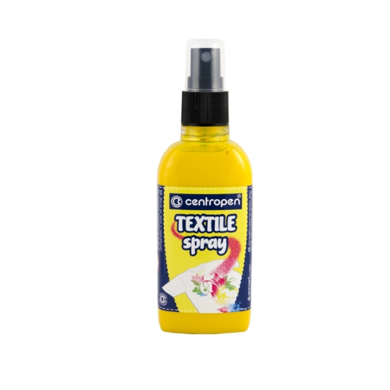 Obrázek Spray na textil CENTROPEN 1139 s rozprašovačem 110 ml - žlutá