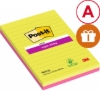 Obrázek Bloček samolepicí Post-It Super Sticky linkovaná 127 x 203 mm