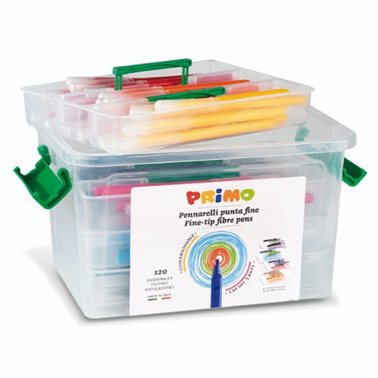 Obrázek Fixy PRIMO, hrot 2,5mm - PP box / 120 ks