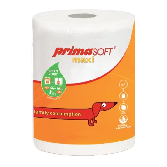 Obrázek Kuchyňské utěrky na roli PrimaSoft Maxi / 1 role