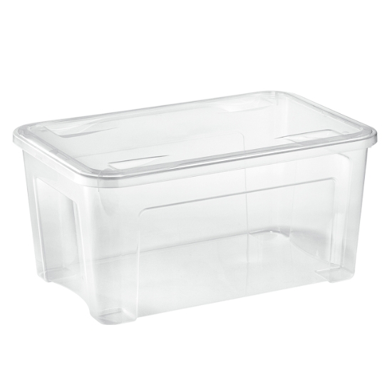Obrázek BOX combi 43L s víkem, transparent