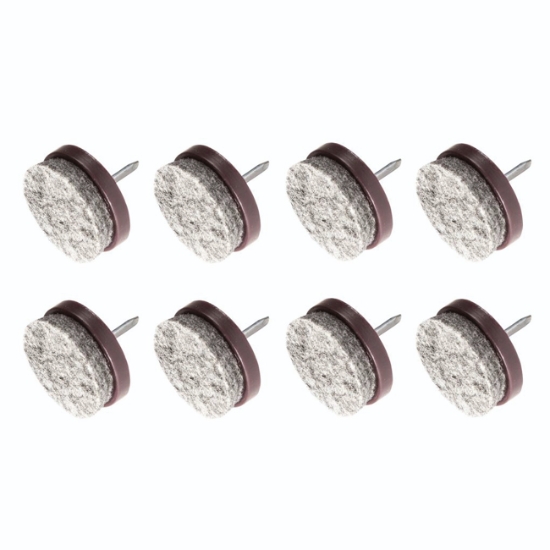Obrázek Podložky s hřebíkem, filcové ø 24 mm / 8 ks