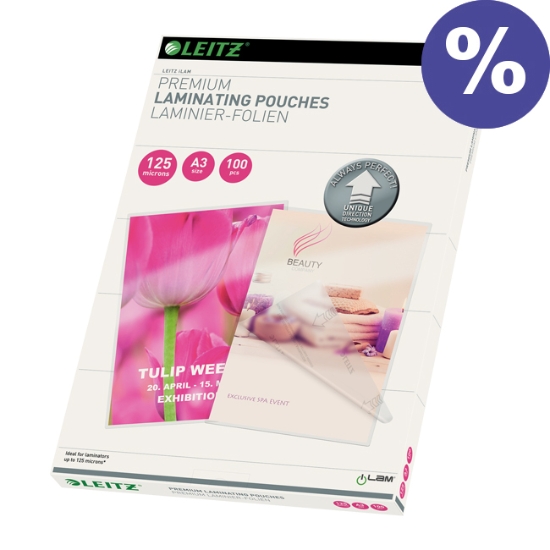 Obrázek Obálky laminovací LEITZ A3, 125 mikronů / 100 ks