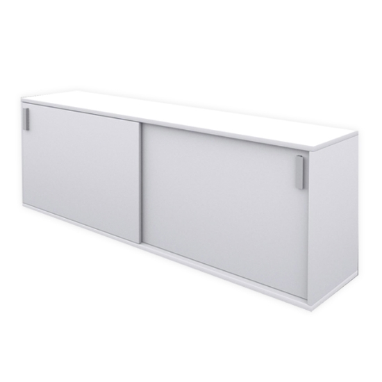 Obrázek Skříň 160 x 40 x 73,5 cm OFFICE PLUS - bílá