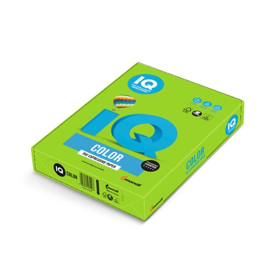 Obrázek IQ COLOR A4 120g / 250l  č. MA42 - intenzivní májově zelená
