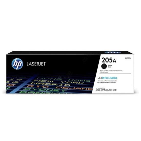 Obrázek HP originální toner CF530A, black, 1100str., HP 205A