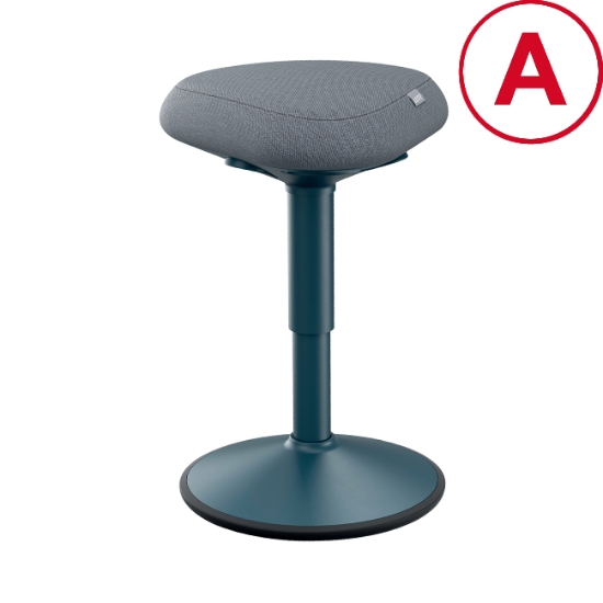 Obrázek Židle ergonomická balanční pro sezení Leitz Ergo, tm. šedá