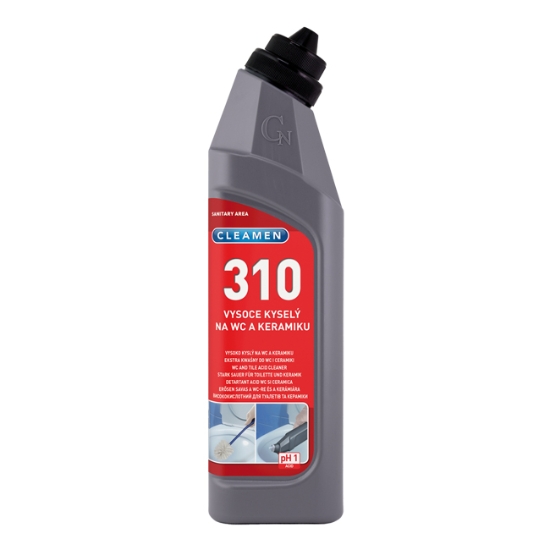 Obrázek CLEAMEN 310 gelový čistič WC a keramiky 750 ml