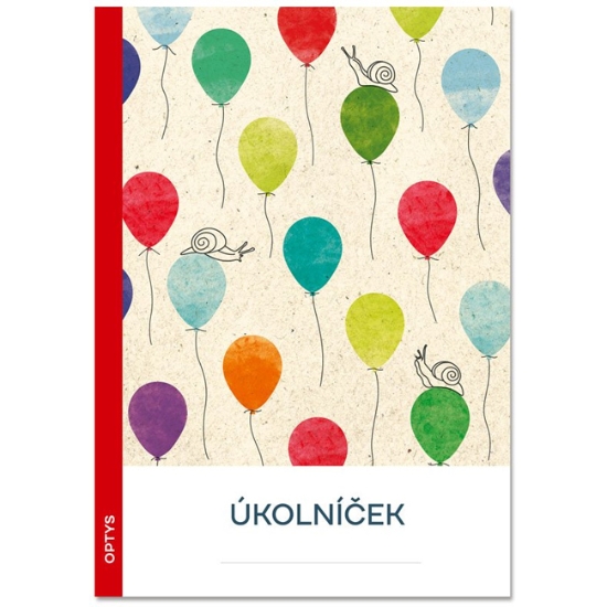 Obrázek Úkolníček A5, 20 listů, Balónky