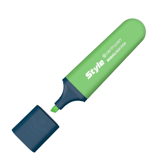 Obrázek Centropen Highlighter style 6252 - zelená soft