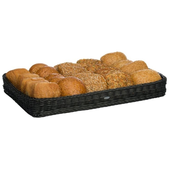 Obrázek Koš pro gastronomii GN 1/1 53 x 32,5 x 6,5 cm - černý