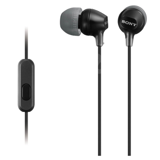 Obrázek Sluchátka stereo SONY MDR-EX15AP - černá