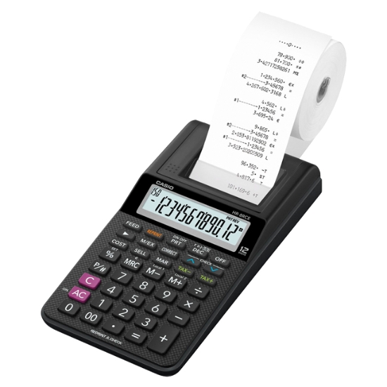 Obrázek Kalkulátor CASIO HR 8 RCE černá - s tiskem