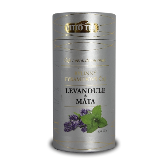 Obrázek Čaj Vitto Tea levandule & máta / 15 sáčků