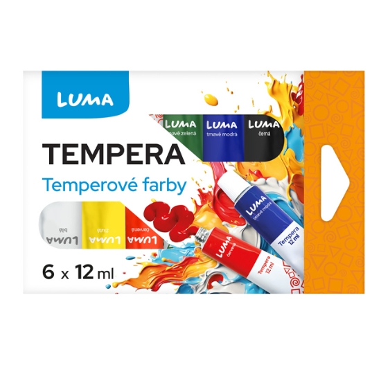 Obrázek Barvy temperové LUMA/6 ks