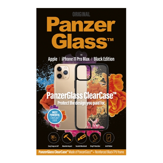Obrázek PanzerGlass ClearCase pro Apple iPhone 11 Pro Max Black edition