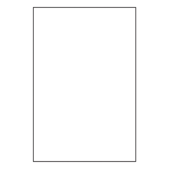 Obrázek Etiketa polyesterová, voděodolná, 210 x 297 mm - bílá / 20 ks