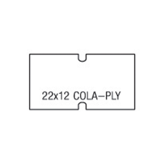 Obrázek Etiketa COLA-PLY 22 x 12 mm - bílá