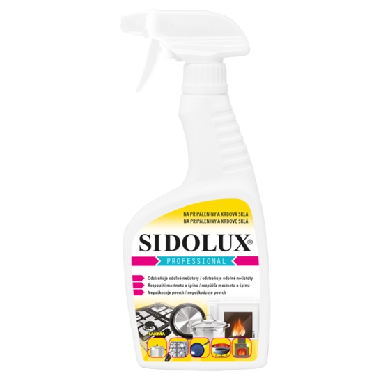 Obrázek Čistič na připáleniny a krbová skla SIDOLUX PROFESSIONAL 500 ml