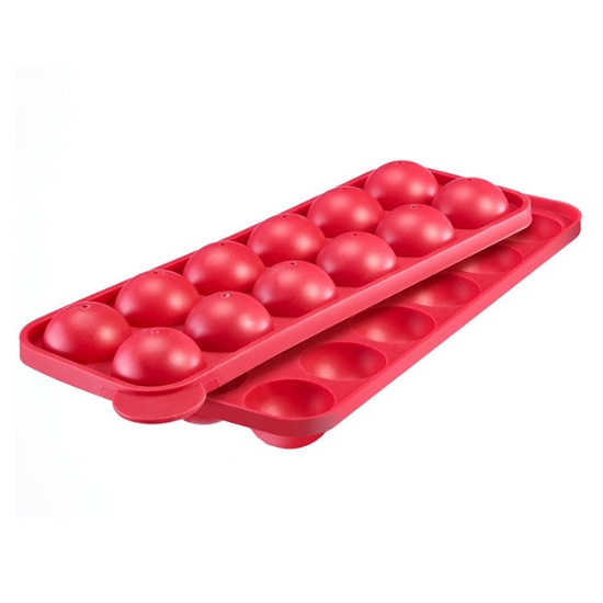 Obrázek Forma silikonová na 12 CakePop - červená