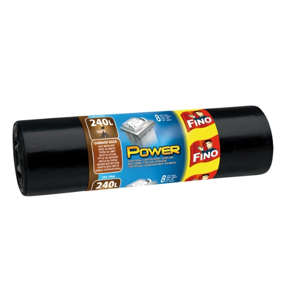Obrázek Pytle FINO LDPE 240L, 45 μm / 8 ks