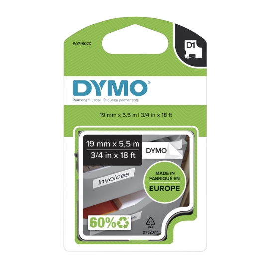 Obrázek Dymo páska permanentní polyesterová 19 mm x 5,5 m