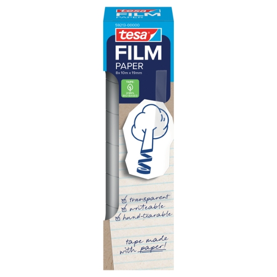 Obrázek Páska papírová tesafilm 19 mm x 10m/ 8ks