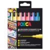 Obrázek Popisovač kreativní Posca, mix pastelových barev,  hrot 0,9 - 1,3  mm / 8 ks