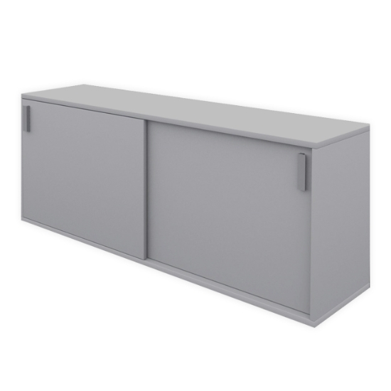 Obrázek Skříň 180 x 40 x 73,5 cm OFFICE PLUS - šedá