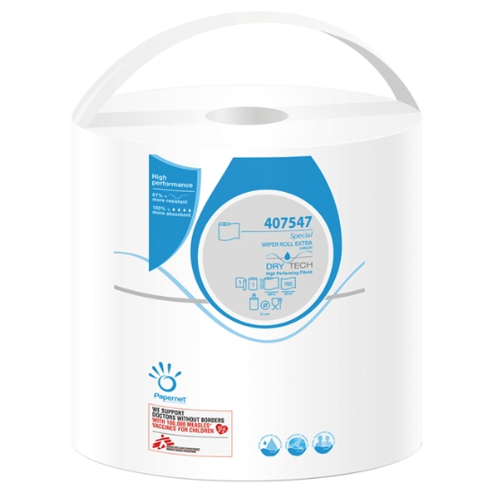 Obrázek Papírové utěrky na roli Drytech, 700útr. 38x23,4 cm / 266 m